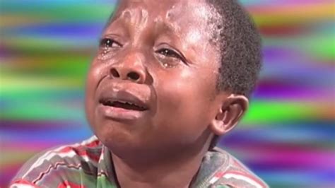 African Kid Crying With Knife Meme Template Youtube - vrogue.co