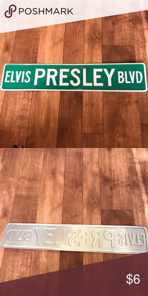 Elvis Presley Blvd Metal sign | Elvis presley, Elvis, Metal signs