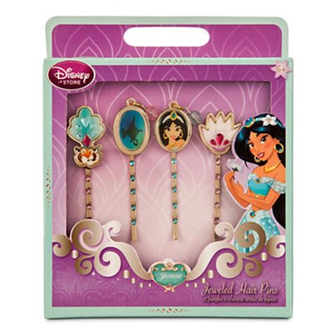 Princess Jasmine Jeweled Hair Pin Set - Costume Accessories