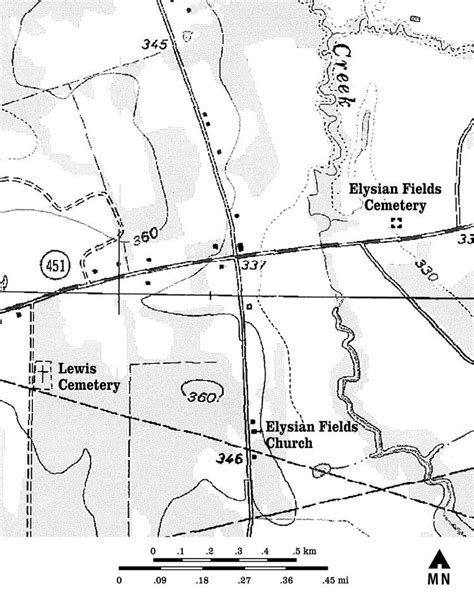 Map of Old Town Elysian Fields intersection area shows the Elysian ...