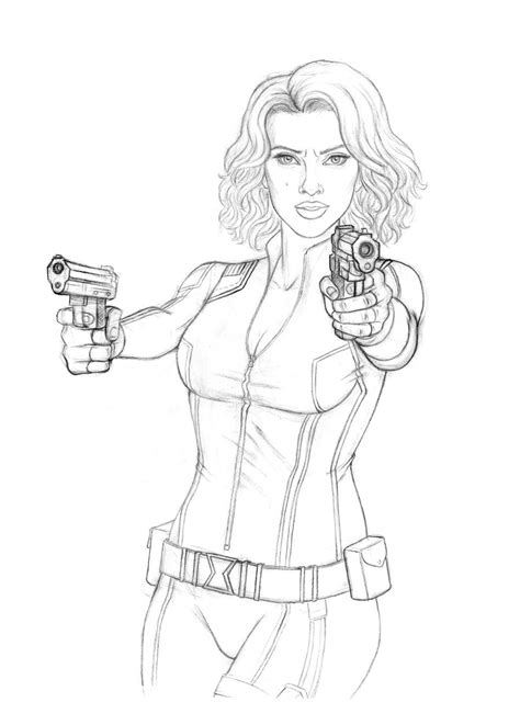 Black Widow (AOU) Pencils by MattSimas on DeviantArt