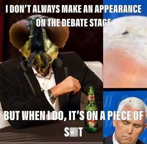 30 Hilarious VP Debate Fly Memes Because Pence Was Outshined By A Fly ...