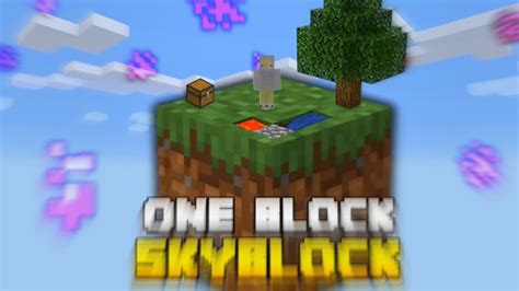 Minecraft but I get one single block?! Minecraft one block sky block - YouTube