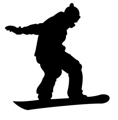 Snowboarder Silhouette by abadtooth on DeviantArt