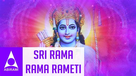 Sri Rama Rama Rameti | Sacred Mantras Salutation To The God Vol 3 ...