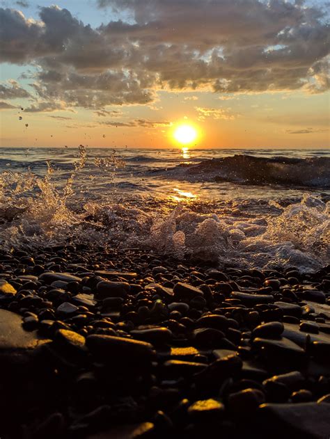 Sunset Over Lake Superior (2972 x 3962) OC - Nature/Landscape Pictures