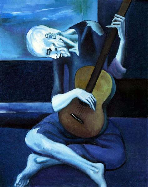 Viejo guitarrista – pablo picasso ️ - Es: Picasso pablo