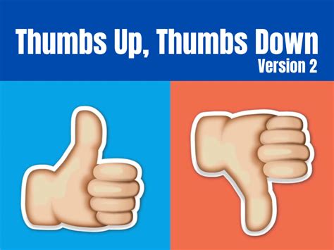 Thumbs Up, Thumbs Down Version 2 Video-Led Game – Deeper KidMin