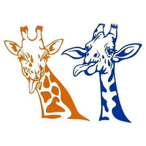 Giraffe Tongue Cuttable Design PNG DXF SVG & Eps File for - Etsy ...