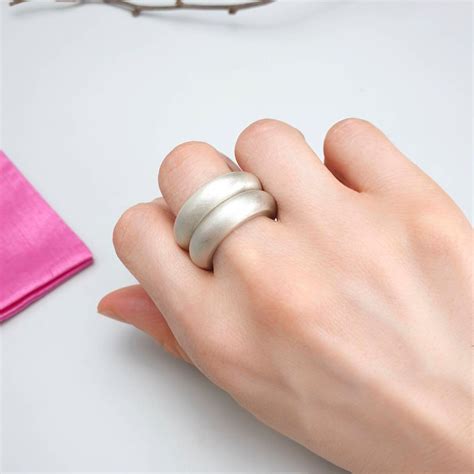 2 Rings Korean Ring Korean Gift Silver Ring Silver Ring - Etsy