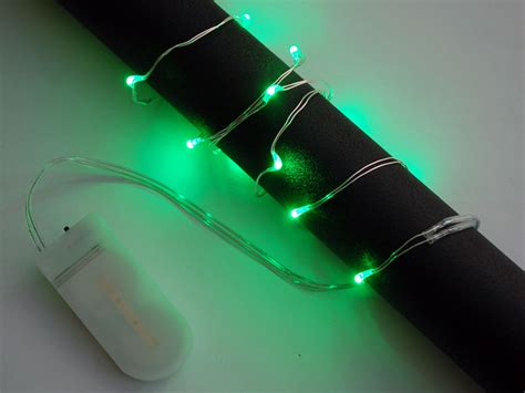 Wire Light LED Strand - 12 Green LEDs + Coin Cell Holder ID: 896 - $4.95 : Adafruit Industries ...