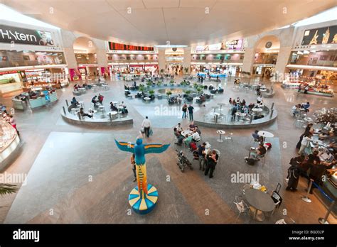 Israel. The Duty Free shops and departure area, terminal three, Ben ...