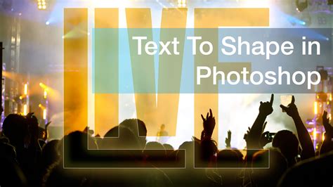 Text To Shape in Photoshop | Photofocus