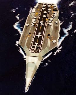 paperhobby: Proposed CVN Concept 1:800, (future stealth carrier)