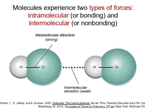 Forces at work in a molecule Molecules