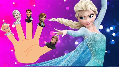 Frozen Finger Family Rhymes || Finger Family Rhymes Nursery For Kids - YouTube