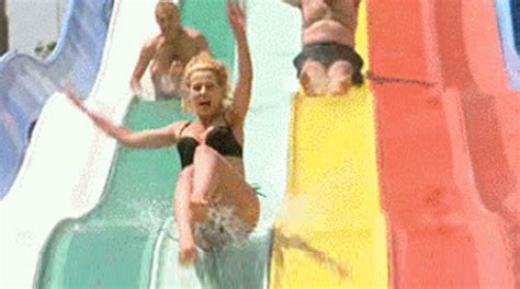 Water Slide Bikini Malfunction