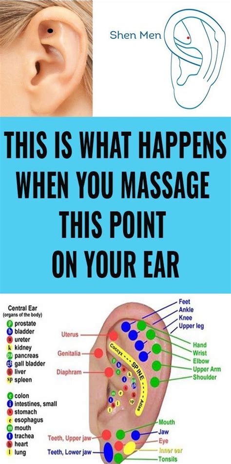 Our ears actually have such a point that could de-stress us if we massage it pro (With images ...