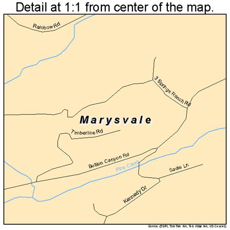 Marysvale Utah Street Map 4948610