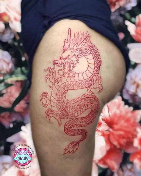 Top more than 79 red dragon tattoo outline - in.coedo.com.vn