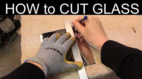 How to Cut Mirror Glass - QUICK - YouTube