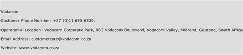 Vodacom Contact Number | Vodacom Customer Care Number | Vodacom Toll ...