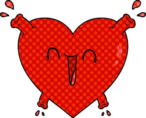 cartoon healthy heart 12402429 Vector Art at Vecteezy