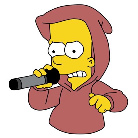 Bart Simpson Rap Battle Sticker - Sticker Mania