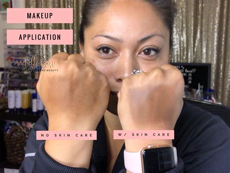 MAKEUP APPLICATION WITH SENEGENCE SKIN CARE VS NO SKIN CARE — Rochelle ...