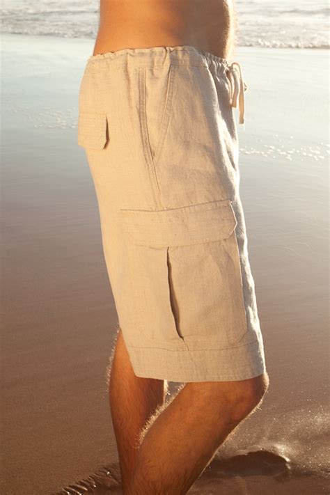 Mens Cream Linen Shorts Outlet Styles | persianvid.com