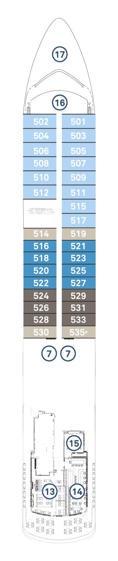 Scenic Eclipse Deck Plans | CruiseInd