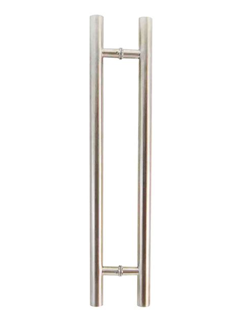 38mm Round 800mm Stainless Steel Door Handles - Jalex Hardware