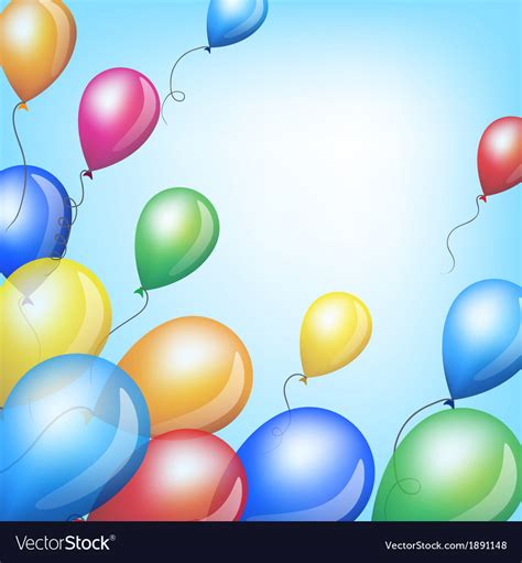 Holiday backgrounds with balloons Royalty Free Vector Image