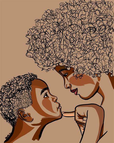 two women with curly hair are looking at each other's eyes and lips as ...