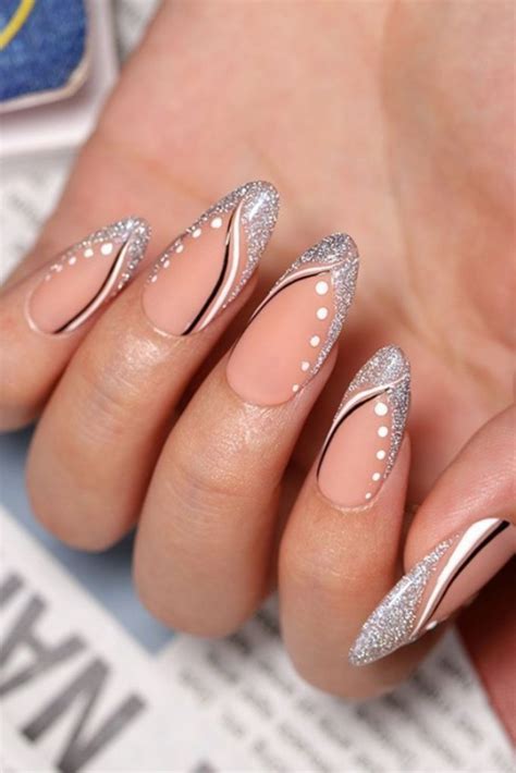 45 Elegant and Chic Almond Acrylic Nails for Summer Nails Designs 2021