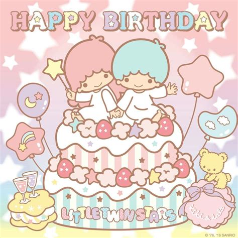 Happy Birthday! | Little twin stars, Birthday greetings for sister, My ...