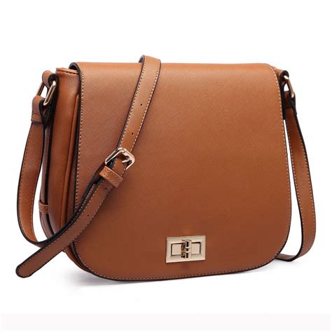 Brampton Leather Cross Body Bag In Brown | IUCN Water