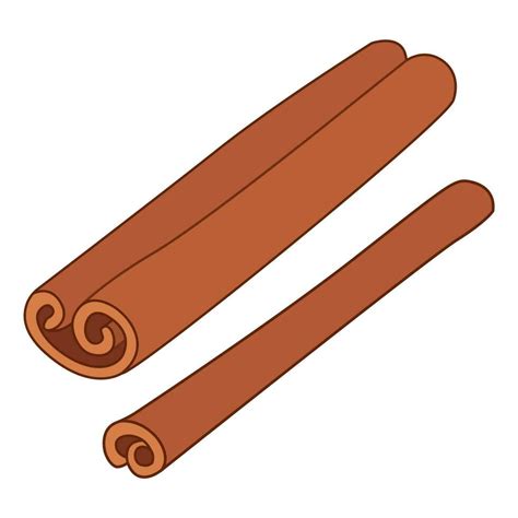 Cinnamon sticks isolated on white. Spice set. 35928943 Vector Art at ...