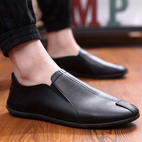 Promo Starlight Sepatu Pria Sepatu Kerja Kulit Hitam Formal Slip On ...