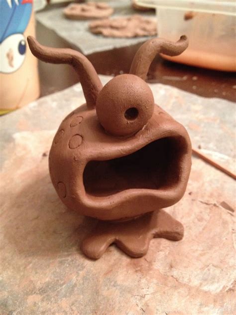Pinch pot monster | Ceramics projects, Clay art projects, Clay pinch pots