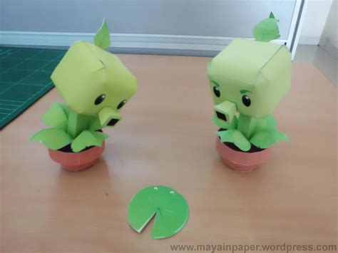 13+Simple Plants Vs Zombies Papercraft - Shearartt