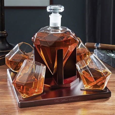 Diamond Whiskey Decanter Set - Walmart.com - Walmart.com