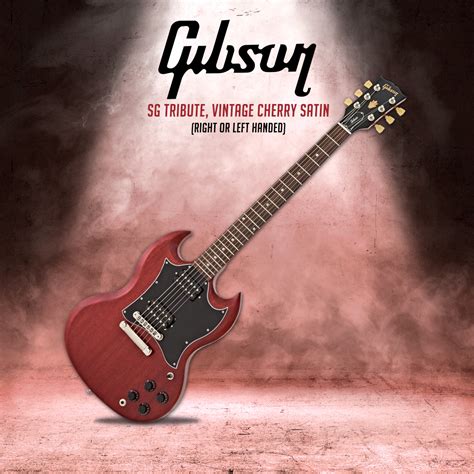 Gibson SG Tribute, Vintage Cherry Satin – Paragon Competitions