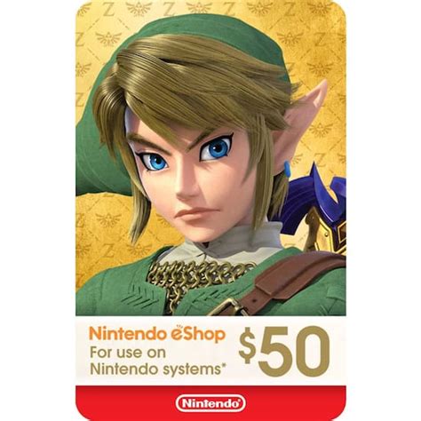 Nintendo eShop $50 Gift Card [Digital] Digital Item - Best Buy