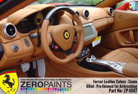 Ferrari Leather Colour Paints 60ml | ZP-1007 | Zero Paints