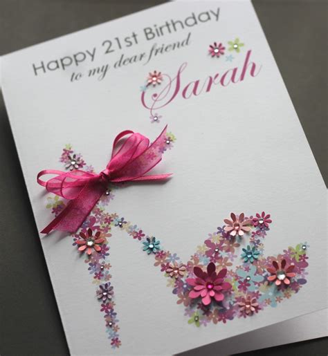 Handmade Birthday Cards For Best Friend Girl - Printable Templates Free