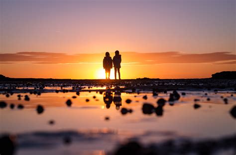 3840x2160 resolution | silhouette of couple during sunset HD wallpaper ...