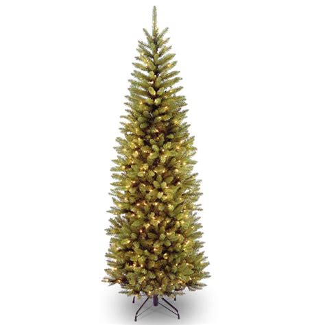 Buy the 6.5 ft. Pre-lit Kingswood Fir Pencil Artificial Christmas Tree ...