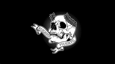 Girly Skull 2017 Cover High Quality - Skull Vector Black Background - 1920x1080 Wallpaper ...