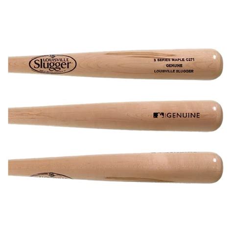 Louisville Slugger Genuine Series 3 C271 Maple Wood Baseball Bat ...